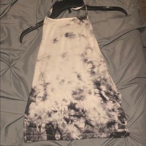 American Eagle tie dye halter top